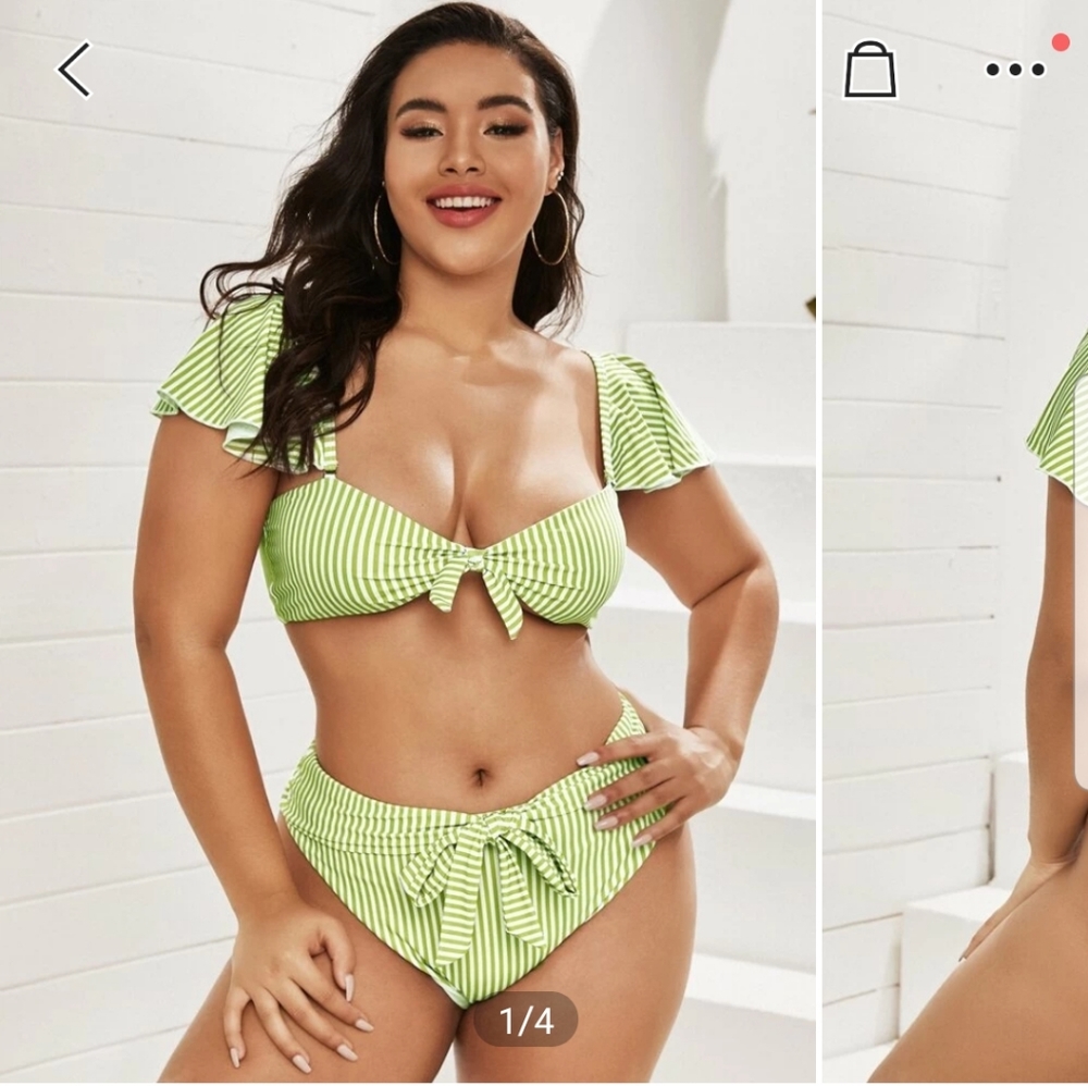 Striped Bikini - Picture 2 of 4